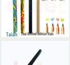 In-stock, free shipping: Thick Rainbow Pen with Large Barrel, Four Colors in One; Wooden Drawing Colored Pencils.