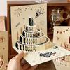Music Light Happy Birthday Card 3D Message Card Musical Light Greeting Card  Party Party Supplies