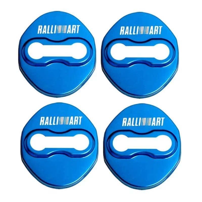 4pcs Car Door Lock Cover Protection Stickers Case for Mitsubishi Ralliart Pajero Sport Outlander ASX Lancer EX Eclipse Mirage