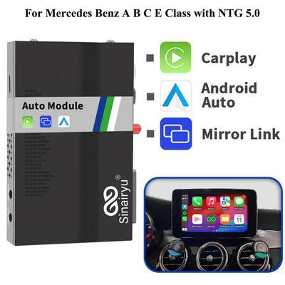 Беспроводной комплект CarPlay Android Auto для модернизации Mirror-Link, совместимый с Mercedes Benz ABCE Class с NTG 5.0
