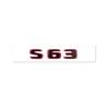 Подходит для задней наклейки с буквами Mercedes Benz C63S GT63S S63LGLE53 SL63S модификация W205 W206 C190 X290 W167 черная красная версия