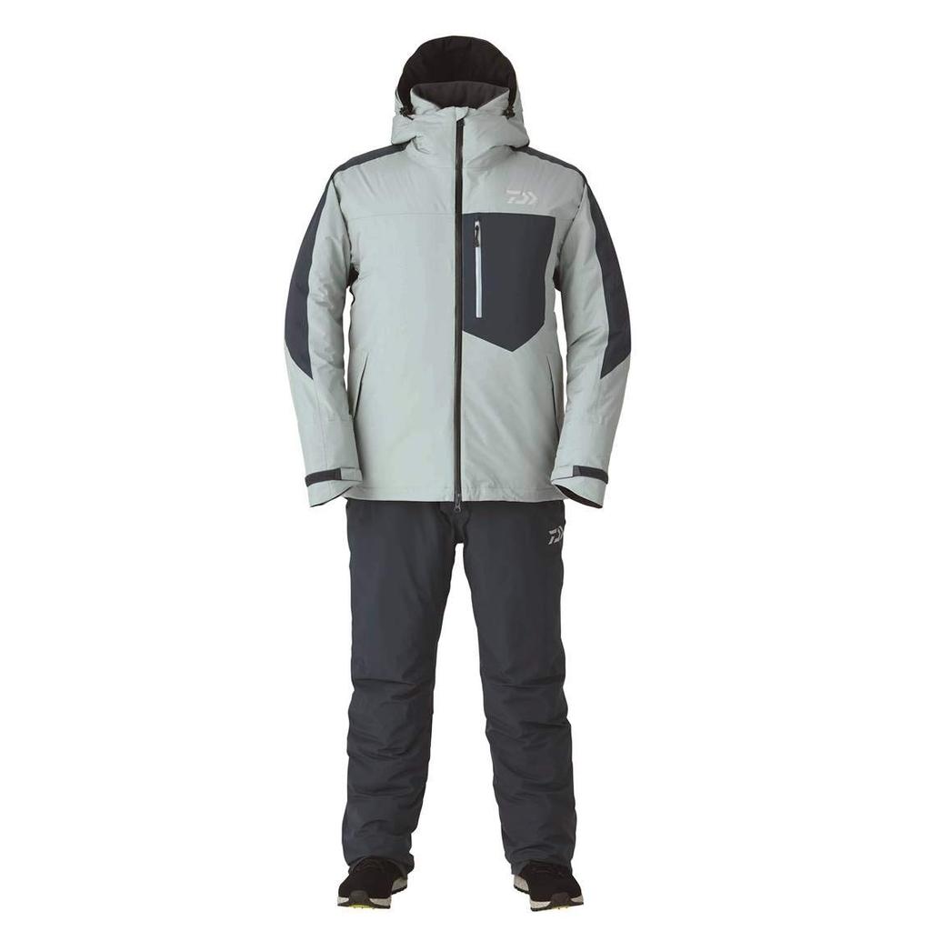 Daiwa Cold Weather Wear Extra High Loft Winter Suit Silver Blue M Rainmax® DW-3220