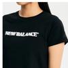 New Balance Футболка с коротким рукавом Lqj Nbnee2w432 19 Женская полуукороченная футболка с коротким рукавом и размытым рисунком