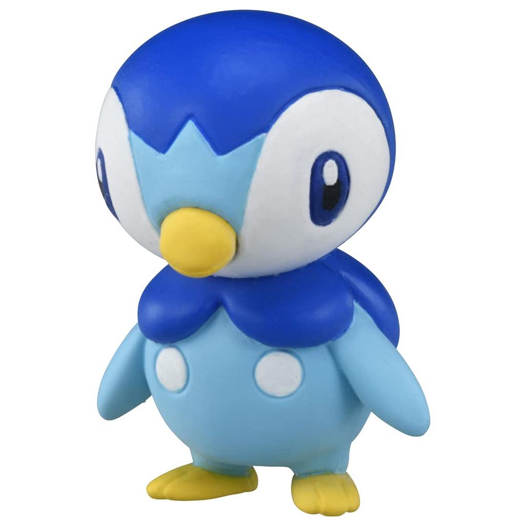 Takara Tomy Pokemon Moncolle MS-53 Piplup Pokemon Toy for Ages 4 and Up