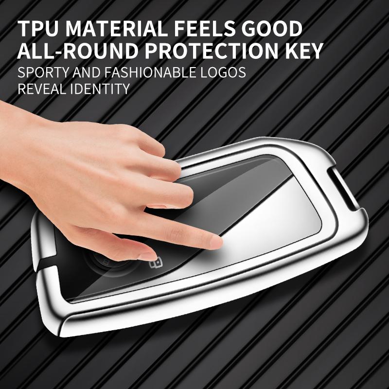 MHLZ2 Hot 2025 Zinc Alloy Car Key protector Case For BMW G30 G32 G60 G11 G70 G05 G18 G65 G07 G67 X5 X7 5 6 7 Series Key Cover Shell Ac