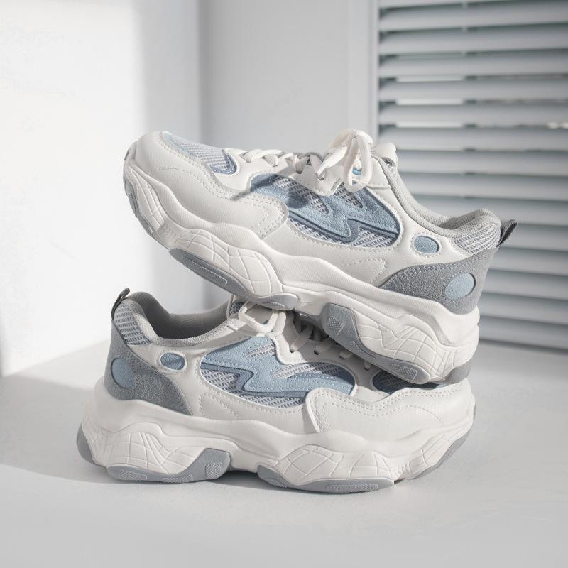 Модные универсальные сетчатые дышащие кроссовки 2024 года, новая мода в корейском стиле, удобная, износостойкая спортивная обувь для женщин, лето