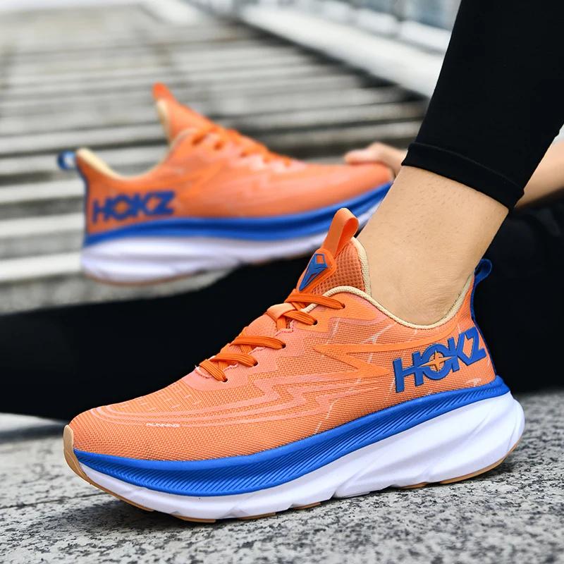 New Running Shoes Women Men Breathable Running Footwears Light Weight Walking Shoes Luxury Gym Sneakers Outdoor Sport Tennis