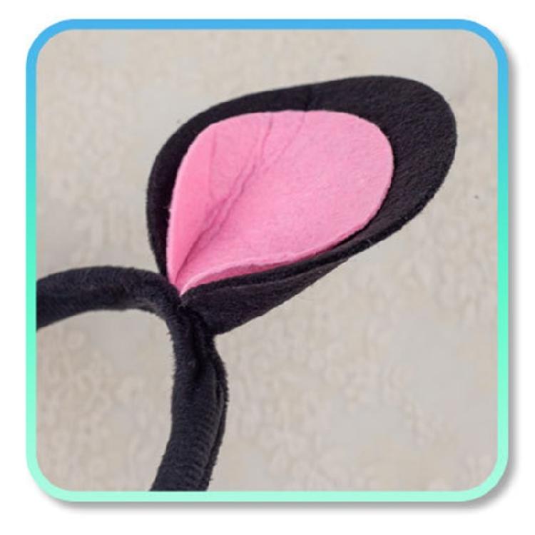 Детский костюм-косплей животного Мышь, набор для косплея, включающий повязку на голову, хвост, бабочку и нос