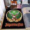 Jägermeister Logo Carpet suitable as a non-slip mat for the living room or bedroom sofa