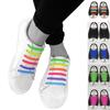 Sport Men 16pcs/set Elastic Multicolor Teen Women Silicone Shoelaces Boys Girls  Supply
