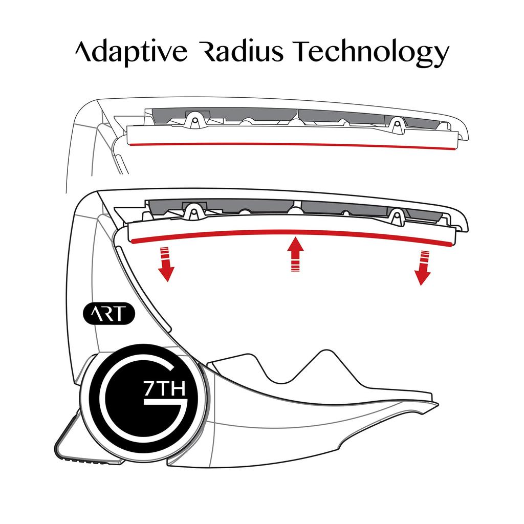 Импортный капотаст G7TH PERFORMANCE 3 ART CAPO SILVER [Обычный продукт] 6-струнная акустическая/электрическая (Серебряный)