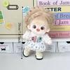 Lovely Design 20cm Cotton Doll Clothes Washable Retro Style Idol Dolls Cartoon Pattern Skirt Soft Texture Cute