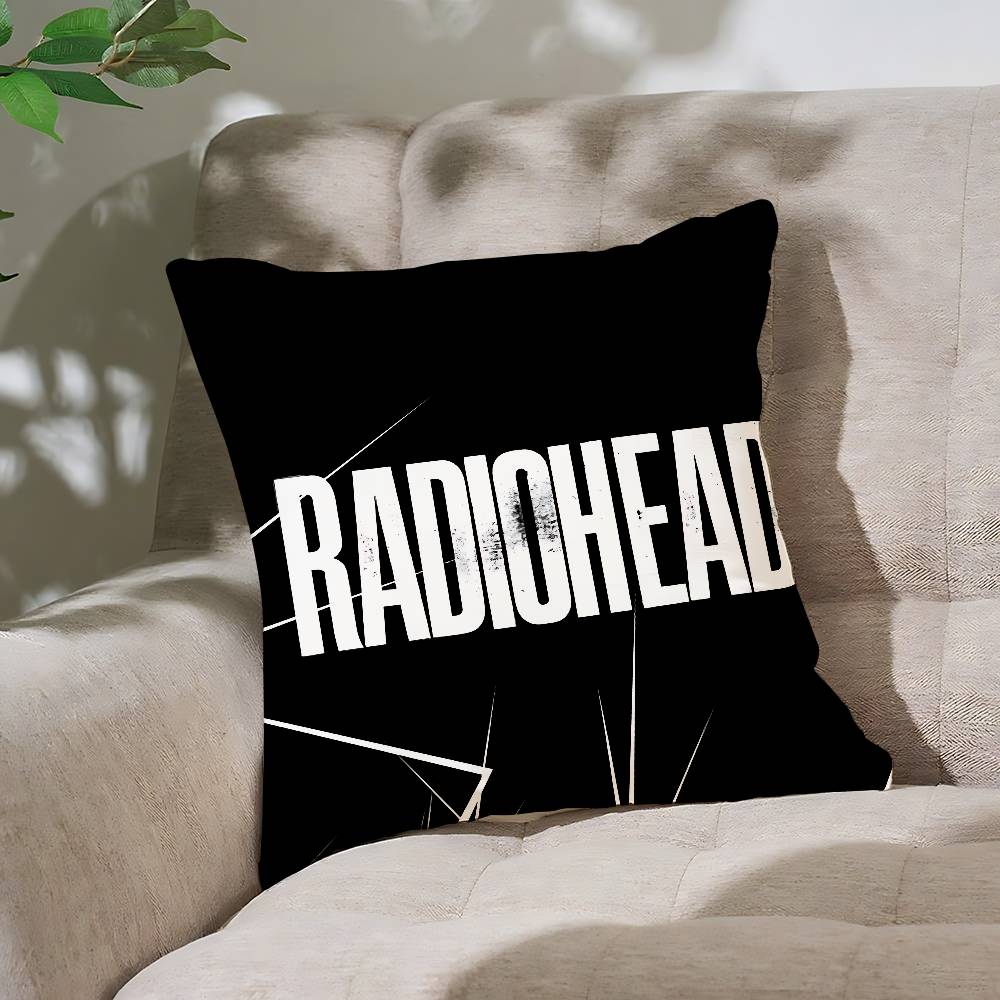 R-Radiohead Rock-группа Наволочка Подушка-плед Нордический Винтажный Стиль Чехлы для Подушек Дом Гостиная Диван Софа Сиденье Декор
