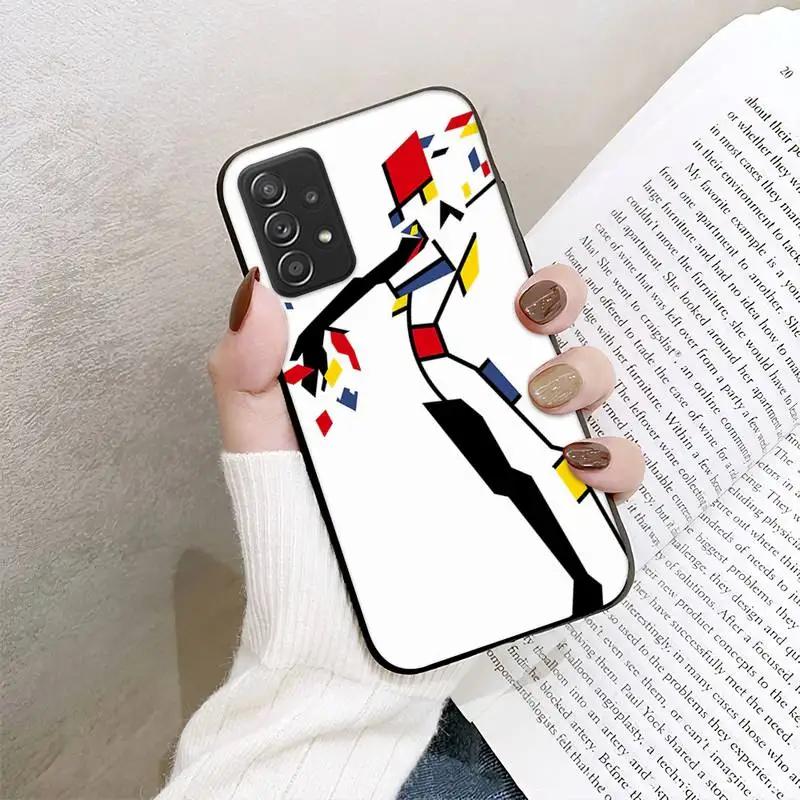 Чехол для телефона RUICHI Bauhaus style abstract piet mondrian для Samsung Galaxy A02 A12 A21 A22 A32 A41 A42 A51 A71 A72 Shell