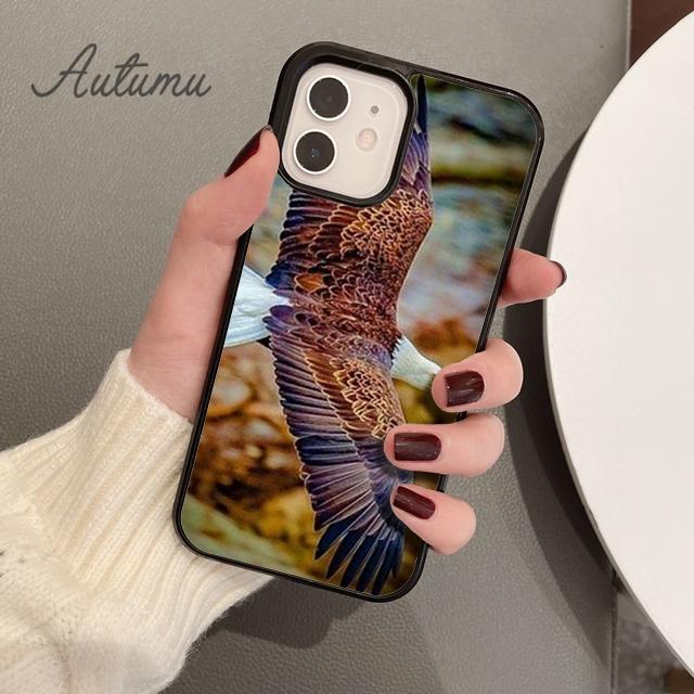 Чехол для телефона Mantin Bird Eagle hawk для iPhone 11 12 13 14 Pro Max mini X XR XS SE 2020 5 6S 7 8 Plus Samsung Galaxy S21 S22
