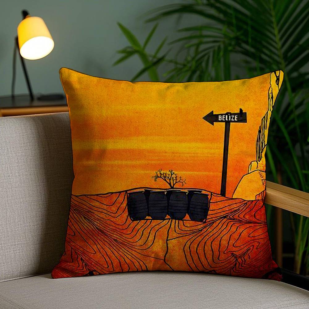Los Pollos Hermanos Pillow Case Office Sofa Dorm Chair Back Short Plush Double-sided Printing Home Cushion Cover