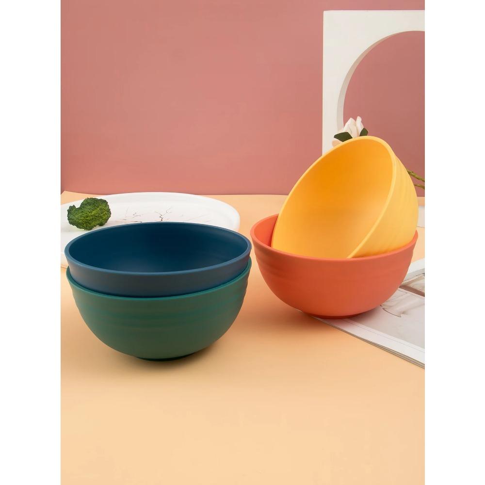 11 шт. миска из пластика PP, многоразовая, подходит для супа, овсянки и салата, можно использовать в микроволновой печи и мыть в посудомоечной машине, небьющаяся