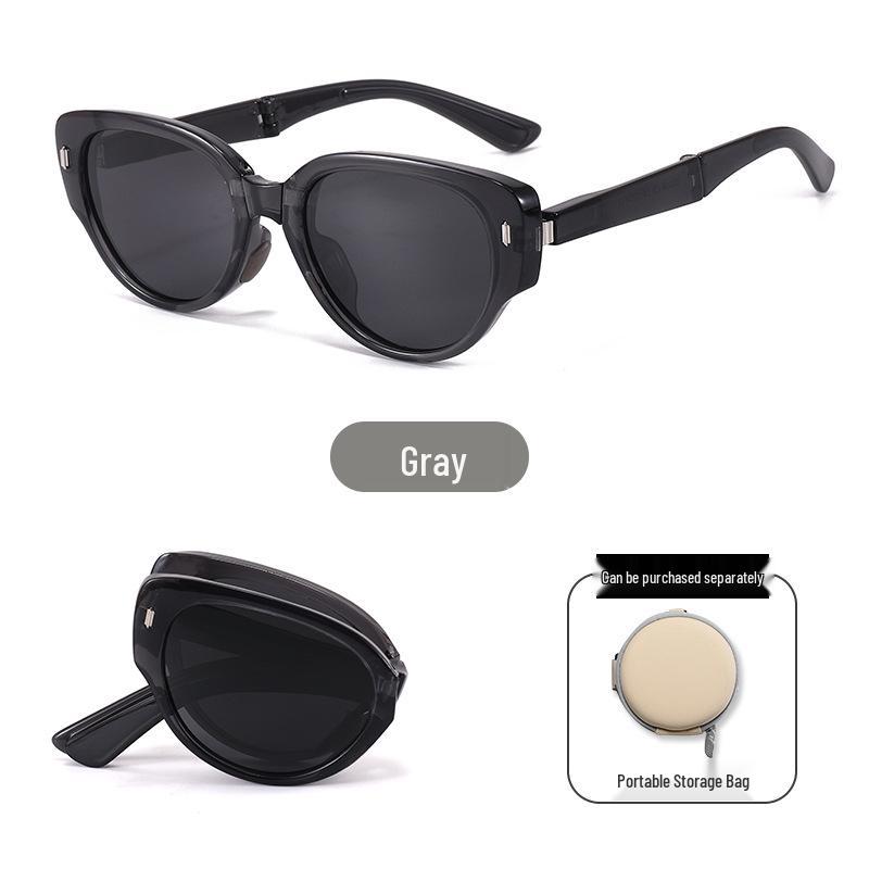 UV Protection Foldable Women's Sunglasses - Lightweight, Fashionable & Compact for Summer