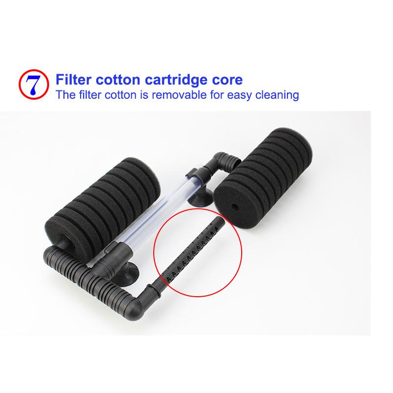 Аквариумная бесшумная губка-фильтр для аквариума, воздушный насос, скиммер, биохимическая губка-фильтр, аквариумный биофильтр, аквариумный практичный