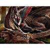 Diamond Painting Stitch Dragon Animals Pictures of Rhinestones Needlework Round Drill Home Decor