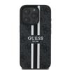 Etui Guess 4G Printed Stripes Magsafe Na Iphone 16 Pro - Czarne