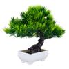 Artificial Plastic Plants Bonsai Small Tree Pot Fake Plant Potted Flower Garden Arrangement Ornaments Room Home Table Decoration