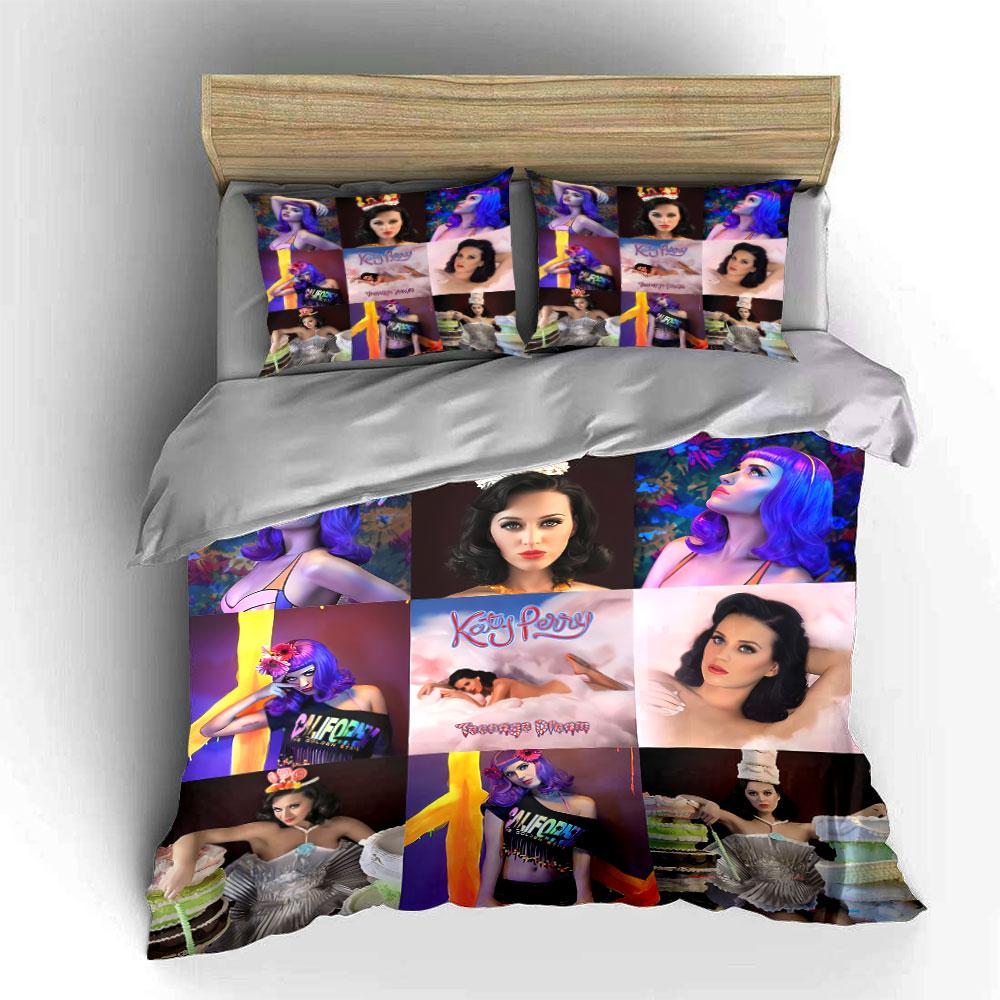 Pop Art Style Celebrity Design Bedding Duvet Cover Set Duvet Cover Pillowcases (1*Duvet Cover 2*Pillowcases, without duvet insert)