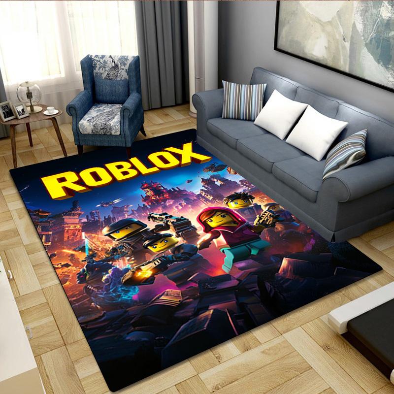 Roblox Home carpet Office Decorative Carpet For Living Room Bedroom Door Mat Floor Rug Computer Chair Area Rug