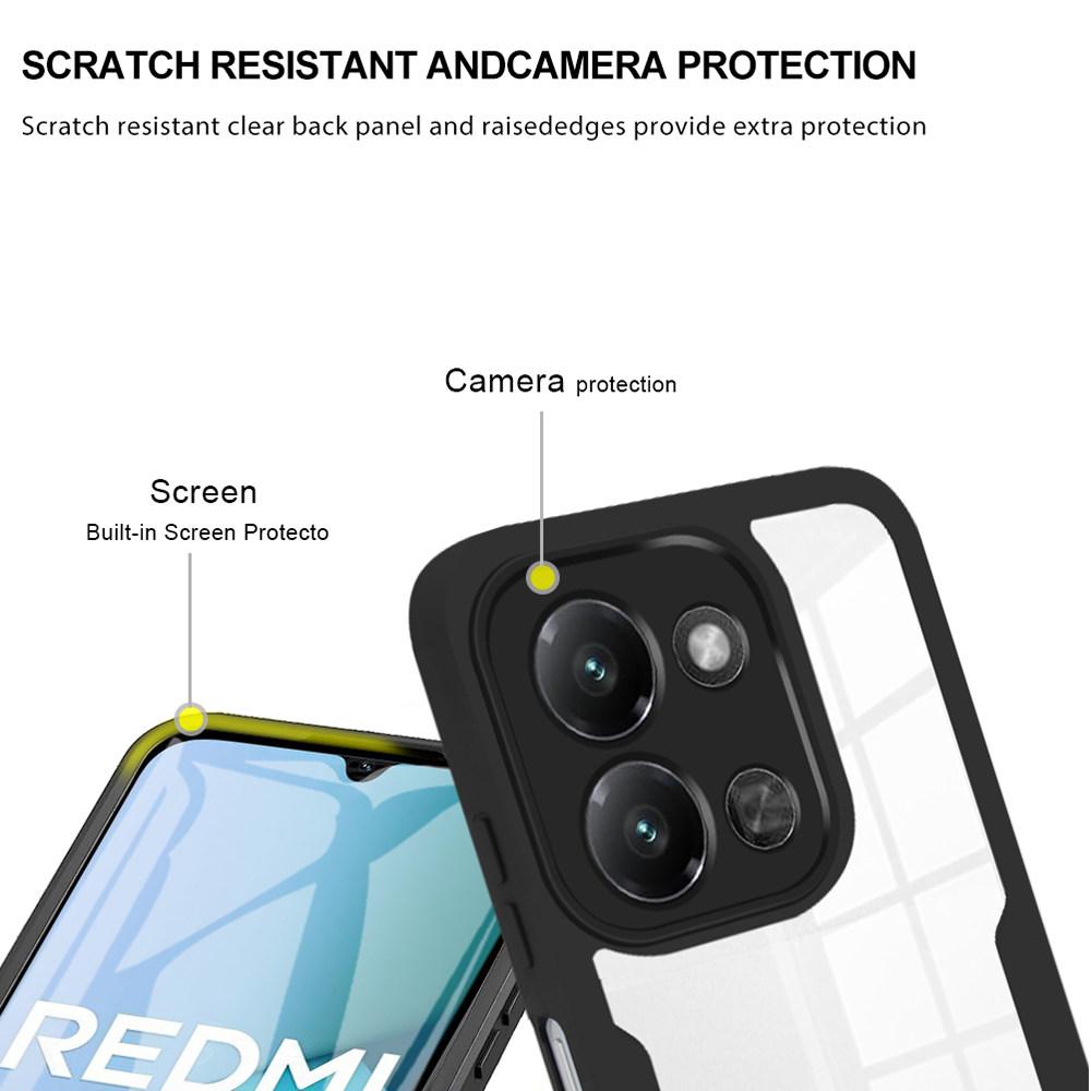 Phone Case For Xiaomi Redmi 15C 4G (EU) (173mm)/15C 5G (EU) (173mm)/Poco C85 4G (173mm) Acrylic+TPU Clear Cover with PET Screen Film