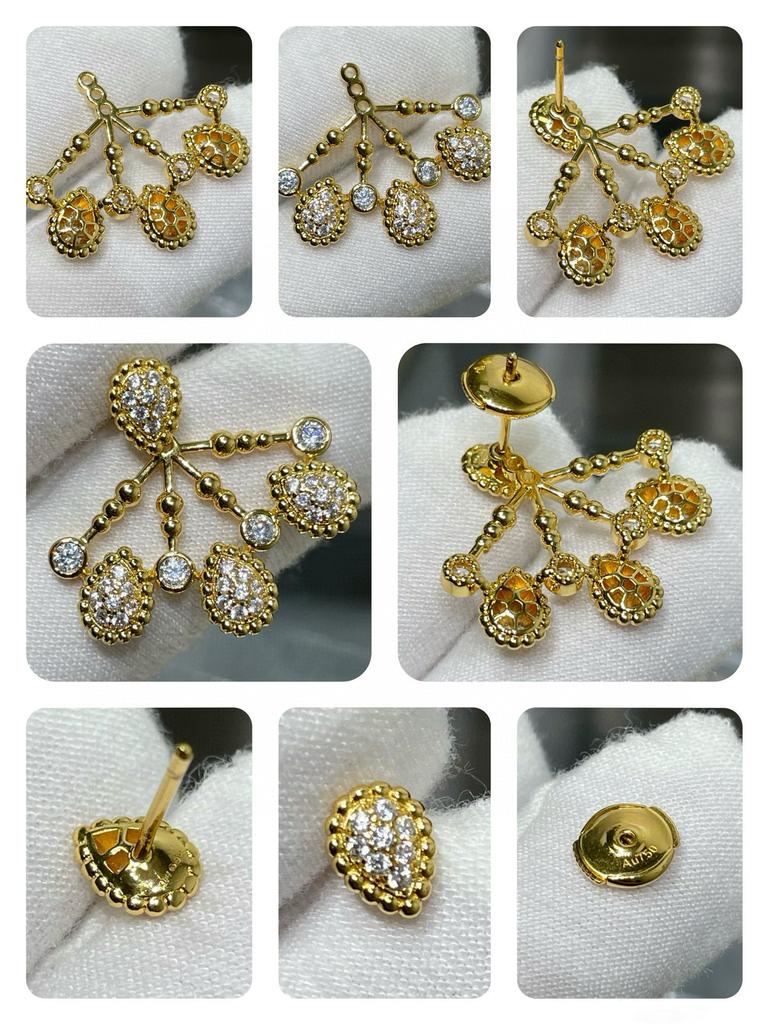 Новый Горячий Бренд Винтажные Серьги для Женщин Роскошные Ювелирные Изделия Мода Капля Воды Дизайнерские Серьги-Подвески Чистое Серебро 925 Пробы Вечерние Серьги-Пуссеты