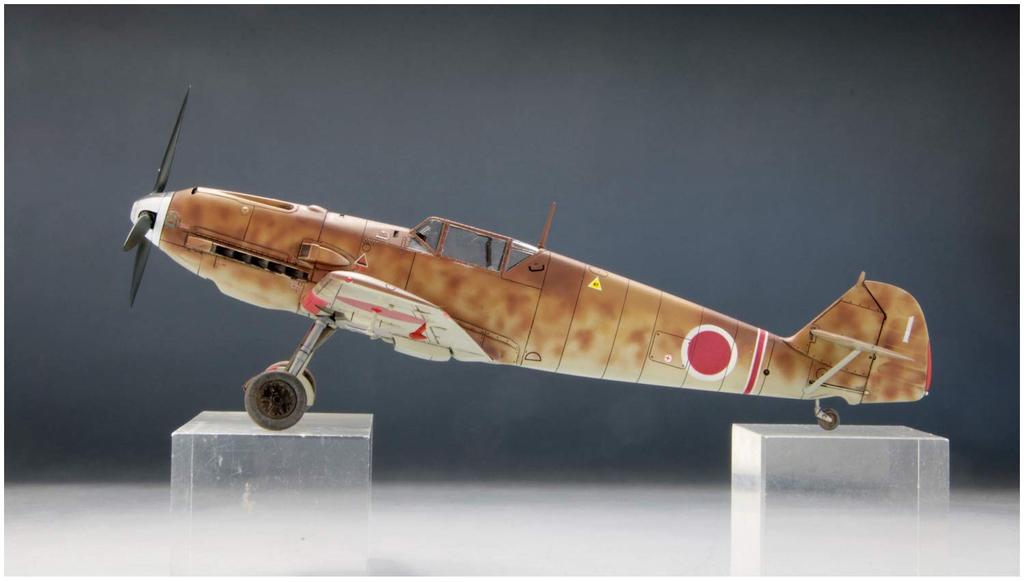 Fine Molds 1/48 Aircraft Series Limited Edition Japanese Army Messerschmitt Bf109 E-7 with Maintenance Scene Set 2 Plastic Model Kit 48995