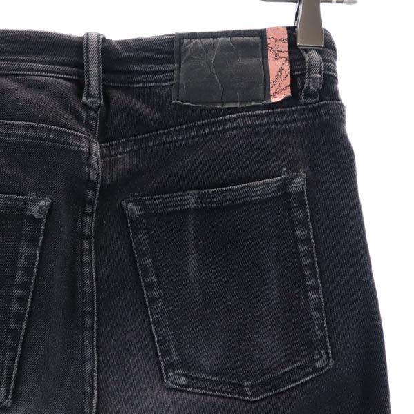 Acne Studios Зауженные джинсы деним w24 Джинсы серии Black Женские Б/У