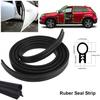 Резиновый уплотнитель-защитник U-образной формы, погодозащитная полоса для кромки, водонепроницаемая 9,8 фута/10 футов