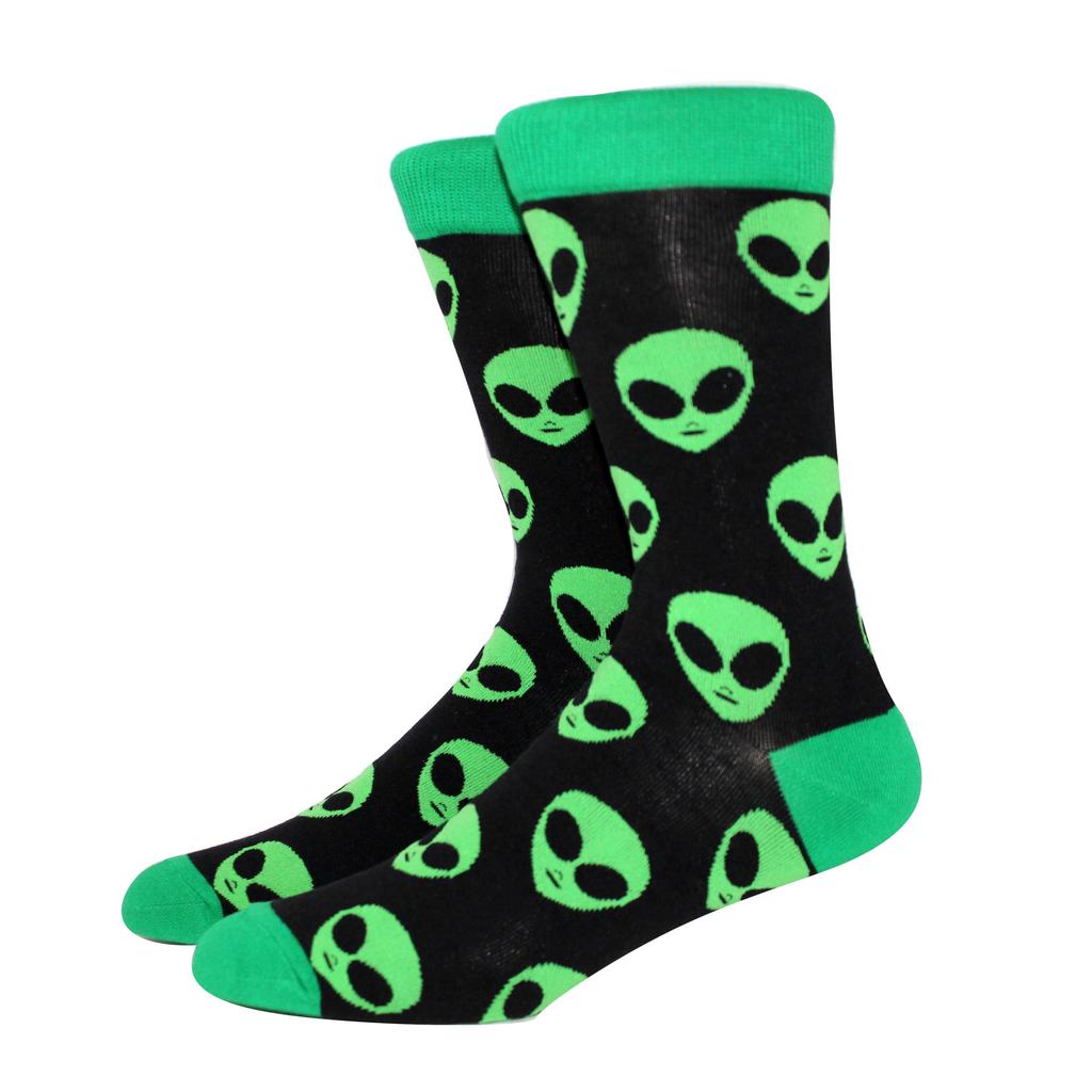 Новые Хэллоуин Женские Носки Харадзюку Забавные Носки Скелет Инопланетянин Мужские Носки Носки Тыква Носки Монстр Носки До Колена Носки Аниме