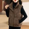 Warm Sleeveless Parka Woman Tops Fashion Loose Thick Autumn Winter Vests for Women Outerwear