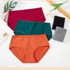 Low-Middle Waist Women's Panties, High Elasticity Women Underwear, Comfortable Cotton Crotch #JS830
