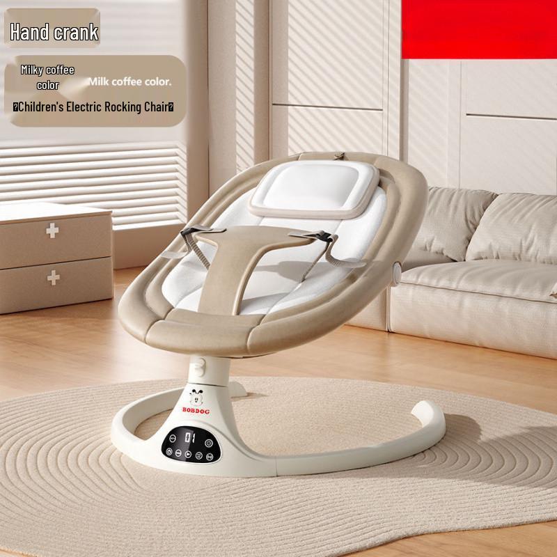 Электрическая качалка Bobodou для малышей - Успокаивающая колыбелька и качалка для новорожденных