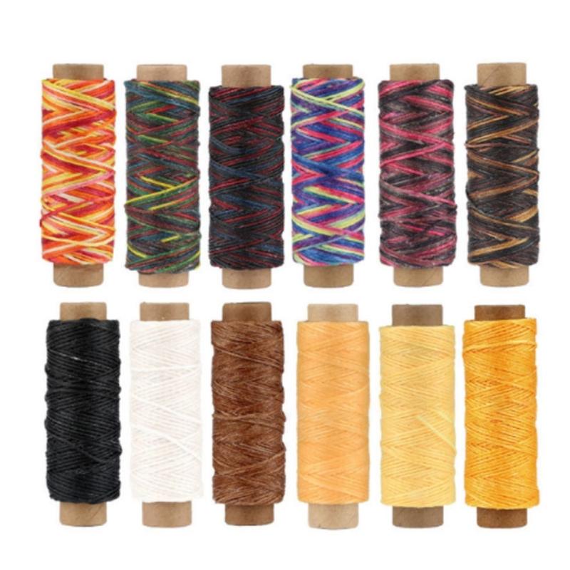 150D нитки для шитья кожи вощеные нитки для шитья кожи переплетные работы своими руками X3UC