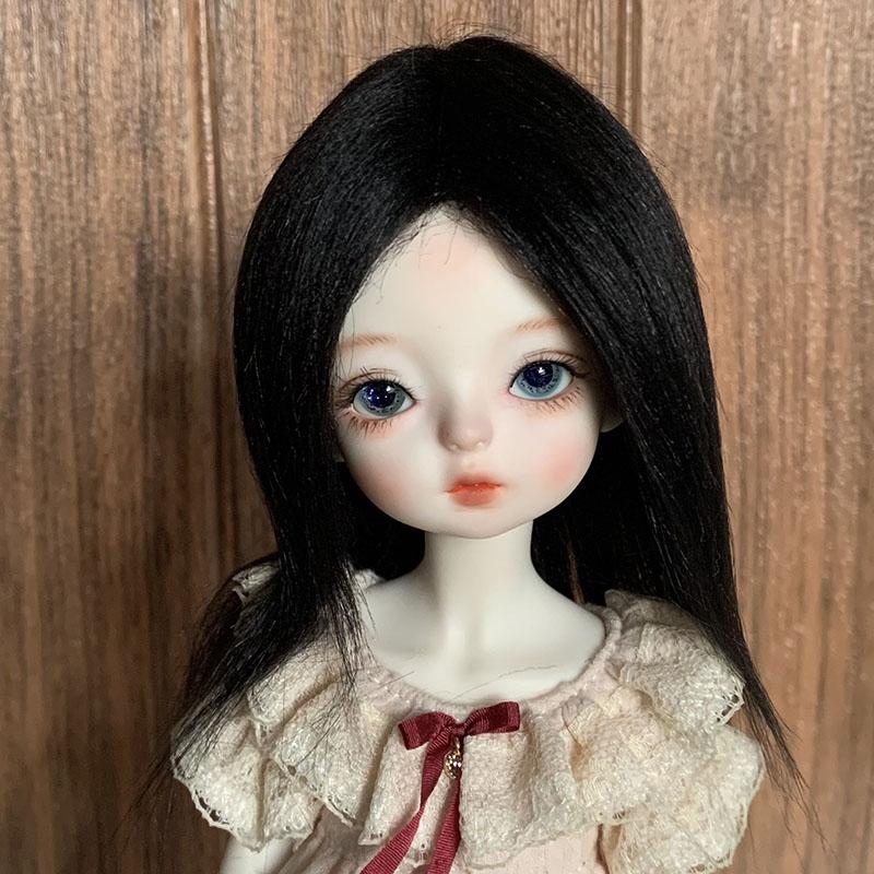 Парик для BJD кук Имитация шерсти Подходит для кукол BJD 1/8, 1/12, 1/6 Куклы Ob11 Аксессуары для смены макияжа Аксессуары для DIY нарядов