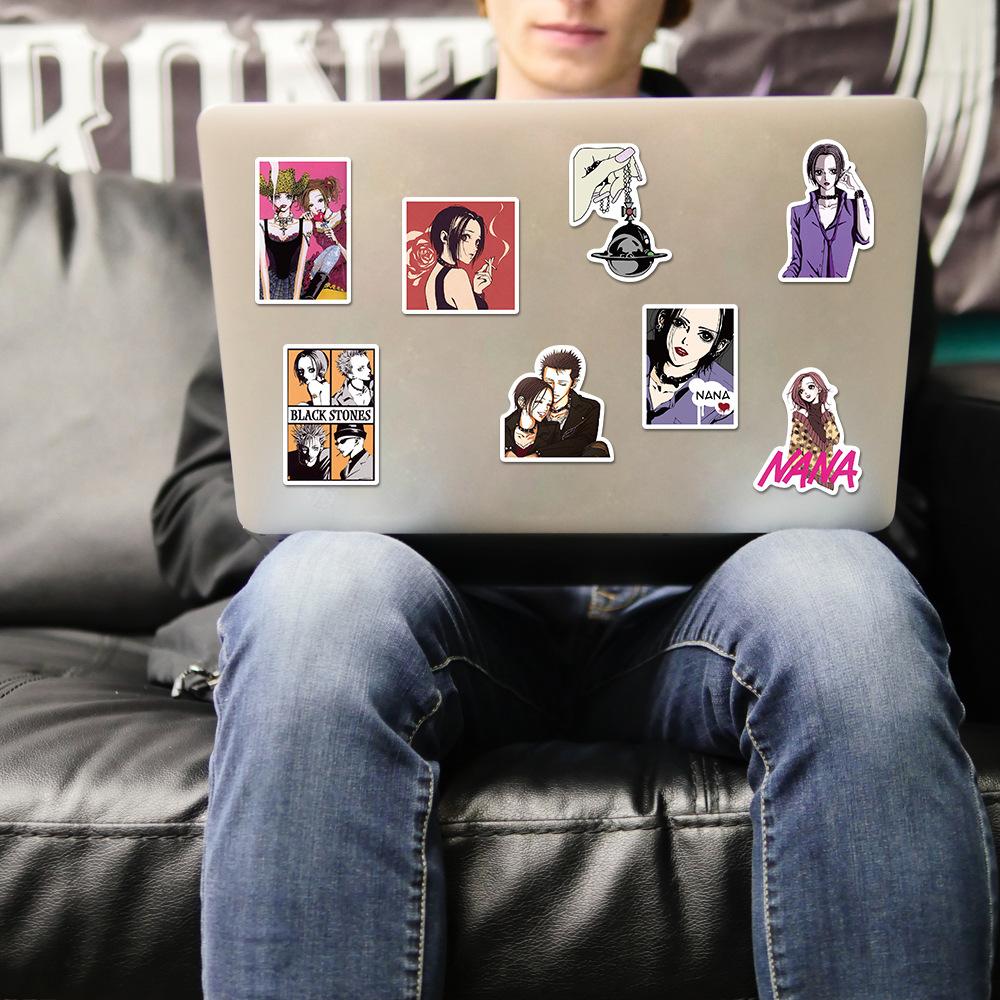50 шт. аниме НАНА наклейки аниме наклейки мультфильм украшения чемодан ноутбук телефон канцелярские принадлежности манга стикер
