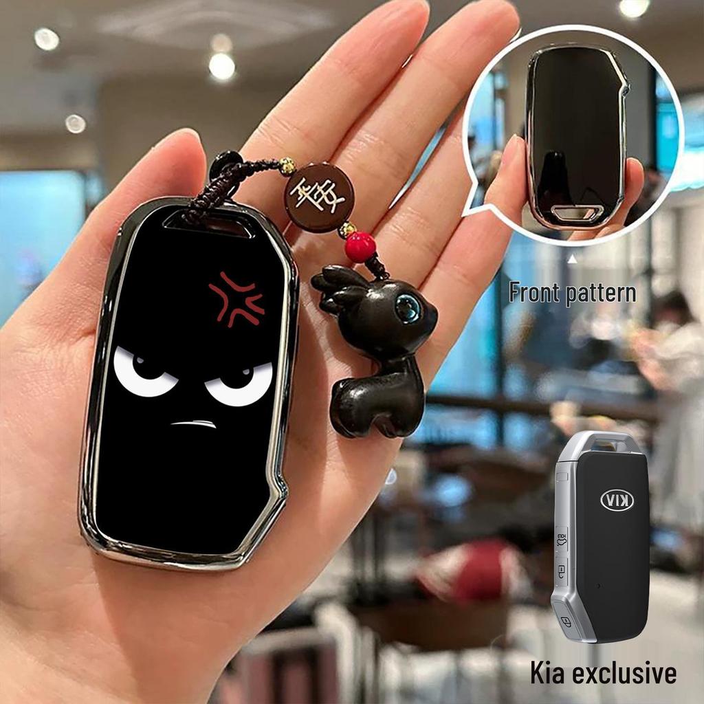 Чехол для ключа Kia: Подходит для K5, K3, K4, Sportage, KX3, Sorento, KX5, Niro с пакетом Kaizen и оболочкой с перекрестной пряжкой