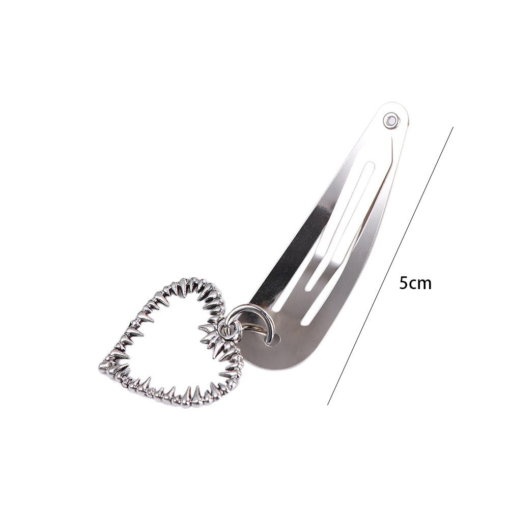 Заколка-капля в виде медведя, крутая заколка-крест в стиле панк, женские аксессуары для волос, шпилька в корейском стиле