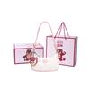 New Disney Strawberry Bear Series PU Shoulder Bag Regular Women's White/Pink BMK-71537W
