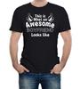 Mens This Is What An Awesome Boyfriend Looks Like T-Shirt Funny Gift Present