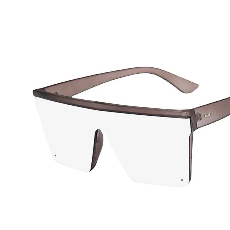 Women Oversized Square Sunglasses Men Vintage Big Frame Rectangle Sun Glasses Street Po Driving Eyewear UV400