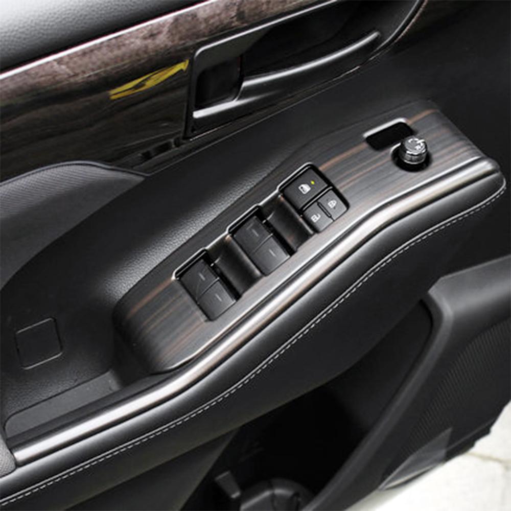 Для Toyota Highlander XU70 2024 Аксессуар для салона автомобиля Подлокотник Стеклоподъемник Кнопка Переключатель Отделка Рамка Украшение Крышка Наклейка