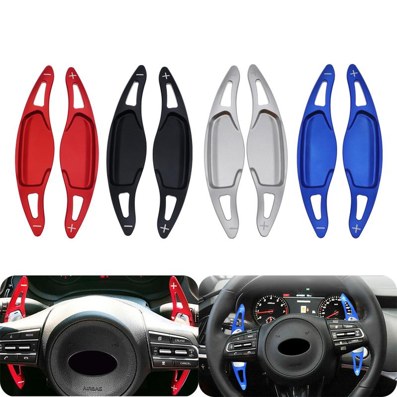 Пара автомобильных рулевых колес, удлинитель рычага переключения передач для Kia Stinger CK K8 2018 2019 2020, детали шасси из алюминиевого сплава с ЧПУ