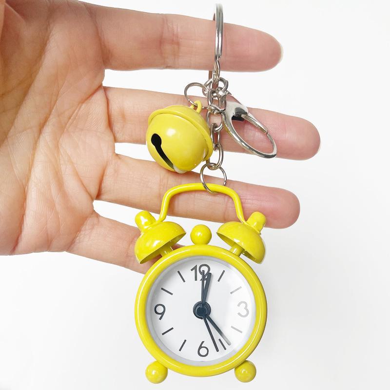 Миниатюрный металлический брелок-будильник для автомобиля - идеально подходит для детей, студентов, сумок и подарков!