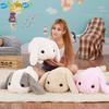 Plush 40cm Long Ears Rabbit 1pc Toys Stuffed Animals Soft Bunny Doll Baby Kids Sleep Birthday Gifts