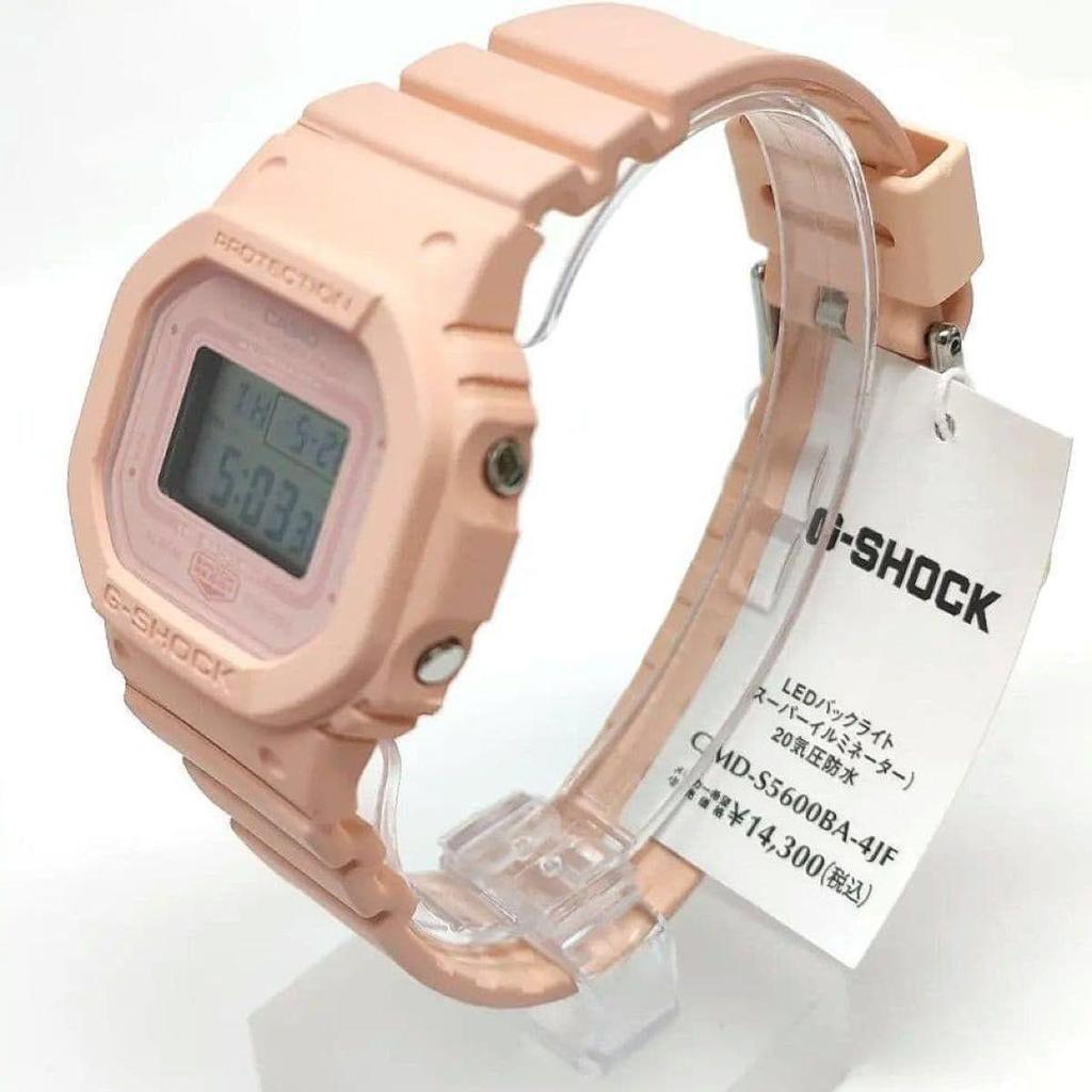 Б/У Новые CASIO G-SHOCK GMD-S5600BA-4JF с Гарантией Производителя, Casio Цифровые Розовые Baby-G